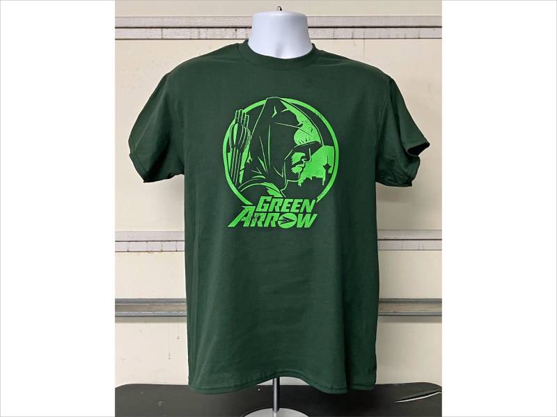 Green Arrow Serie T-Shirt Siebdruck Unisex Damen Frauen Jugend Oliver Queen Stephen Amell von jcalvinded