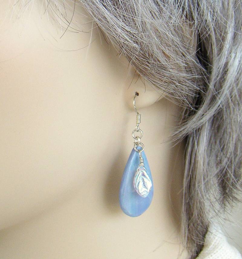 Lila Ohrringe, Handgemachte Ton Schmuck, Ohrring Lila Ohrringe, Handgemachte Ton Schmuck, Ohrring von jdcraftsunlimited