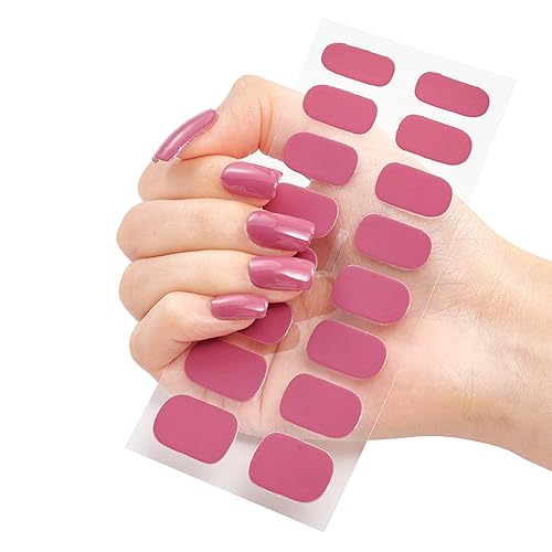 jdstty 16 Streifen Nagellackstreifen Selbstklebende Nagelaufkleber Vollständige Nagelfolien Für Frauen Und Mädchen Nagelstreifen Nagelzubehör von jdstty