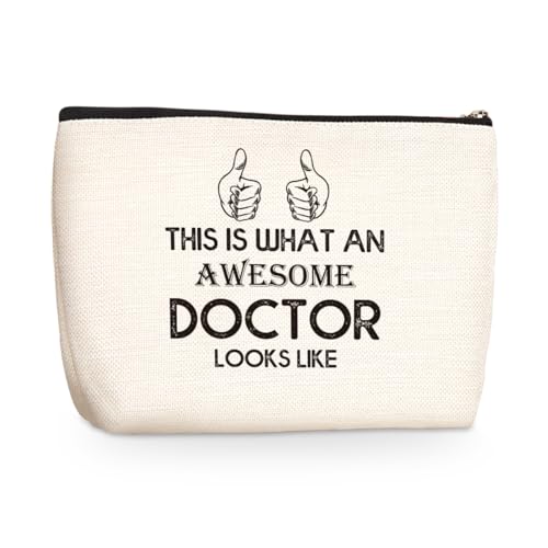 Doctor Gifts Cosmetic Bag Medical Assistant Gifts Apotheker Gifts Makeup Organizer Bag Retirement Gifts Travel Toiletry Bag Surgical Tech Week Gifts Farewell Christmas Birthday Gifts for Physician, von jealance