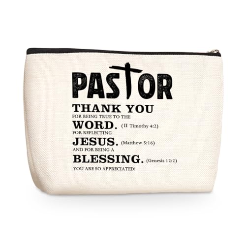 Inspirierende christliche Geschenke für Frauen Make-up-Tasche positive Pastor Geschenke Kosmetik Reisetasche Religiöse Geschenke Kulturbeutel Dankeschön Geschenke Hautpflege Tasche Geburtstag von jealance