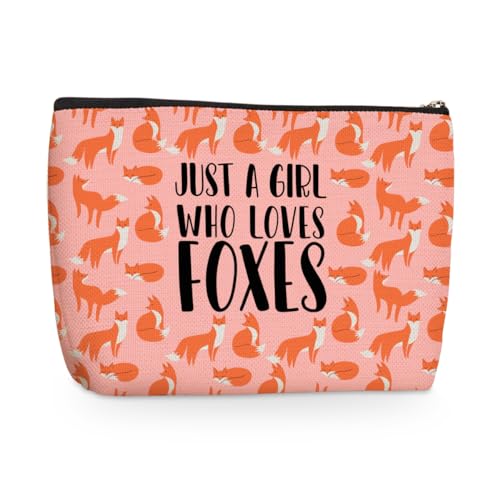 Lustige Make-up-Tasche mit Aufschrift "A Girl Loves Animals", niedliche Kosmetiktasche, Reisetasche, Tier-Partygeschenke, Dekoration für Liebhaber, Frauen, Mädchen, Schwester, beste Freundin, Mutter, von jealance