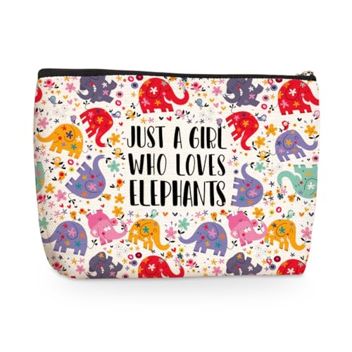 Lustige Make-up-Tasche mit Aufschrift "A Girl Loves Animals", niedliche Kosmetiktasche, Reisetasche, Tier-Partygeschenke, Dekoration für Liebhaber, Frauen, Mädchen, Schwester, beste Freundin, Mutter, von jealance