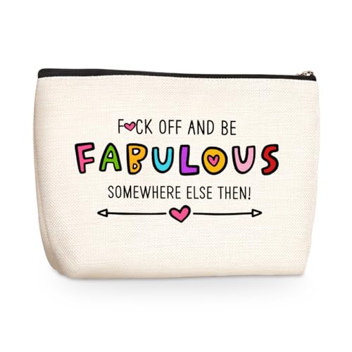 jealance Bürobedarf, Geschenke, Make-up-Tasche, Kosmetiktasche, Reisetasche für Damen, Kollegen, Manager, Hautpflege-Tasche für Geburtstag, Boss Day, Fabelhaft, 9.7" x 6.8 "x 2" von jealance