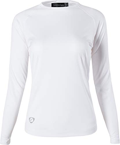 jeansian Damen UPF 50+ UV Sun Protection Outdoor Sport T-Shirt SWT246 White XL von jeansian