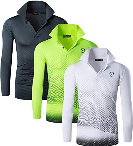 jeansian Herren 3 Stuck Mischen Pack Sport Polo T-Shirt LA300 PackA XXL von jeansian
