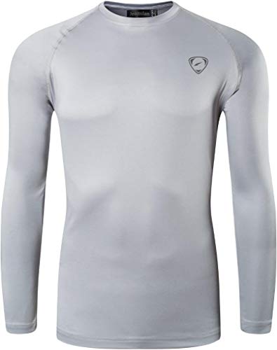jeansian Herren UPF 50+ UV Sun Protection Outdoor Sport T-Shirt LA245 Gray L von jeansian