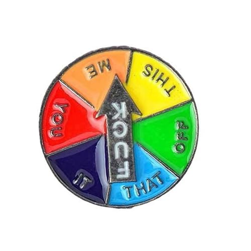 2pcs Rotierende Pfeile Stifte Kühle Reversabzeichen Rucksackzubehör Für Rucksäcke Und Hüte Perfekte Urlaubsgeschenke Rotatable Pfeile Pin von jebyltd