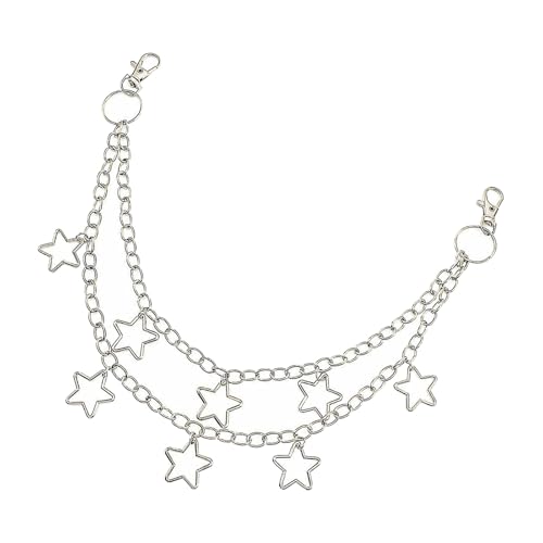 Beliebte Taillenkette Mit Fünf Spitzen Stern HipHop Tanz Taille Kette Eckfangen Hosenbeutel Coole Decors Hosen von jebyltd