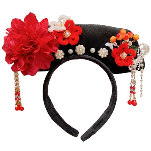 Chinesische Prinzessin Haarbänder Traditionelle Stirnbänder Prinzessin Kopfschmuck Kostüm Chinesische Prinzessin Qitou Mit Blumen Prinzessin Kopfschmuck von jebyltd