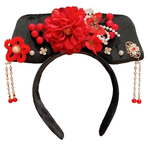 Chinesische Prinzessin Haarbänder Traditionelle Stirnbänder Prinzessin Kopfschmuck Kostüm Chinesische Prinzessin Qitou Mit Blumen Prinzessin Kopfschmuck von jebyltd