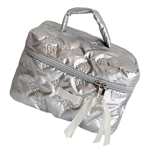 EleagraNt Make Up Tasche Kosmetische Beutel Mit Bögen Design Für Frauen Und Mädchen Die Stilvoller Und Funktionaler Lagerpolyester Baumwollkosmetikkoffer Lieben von jebyltd