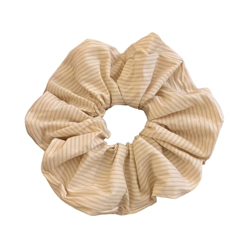 Elegante Spitze Haar Seil Elastische Haar Scrunchies Modische Gestreifte Pferdeschwanz Haar Versorgung Für Frauen Mädchen Elastische Haar Scrunchy von jebyltd