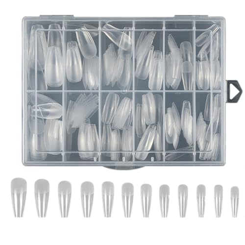 Falsche Nägel Künstliche Acrylnägel Matte Vollständige Tipps 240pcs Falsche Maniküre Kits Für Frauen Mädchen Künstlicher Acrylnagel von jebyltd