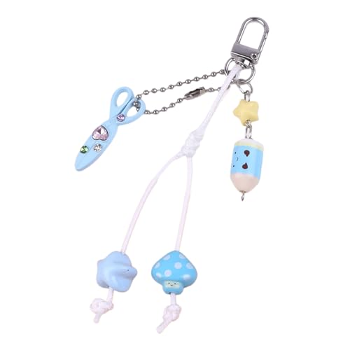 Geflochtenes Seilschlüsselkettenschere Bleistiftbeutel Anhänger Charm Fashion Rucksack Accessoires Für Handtasche Geldbeutel Dekorationen Geschenke Bag Accessoires von jebyltd
