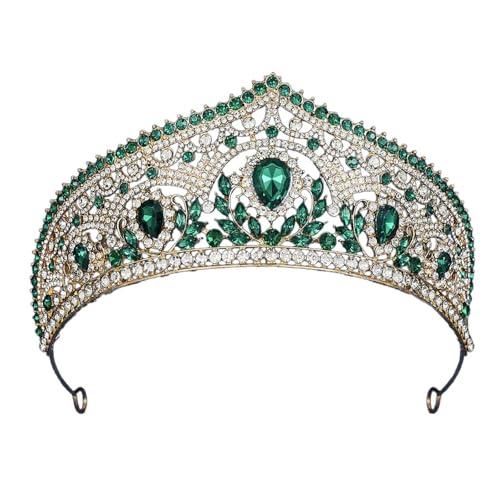 Handgefertigte Stile Kronen Luxuriöser Mehrfarbiger Kronen Exquisites Modisch Für Besondere Anlässe Hochzeitsköniginkrone von jebyltd