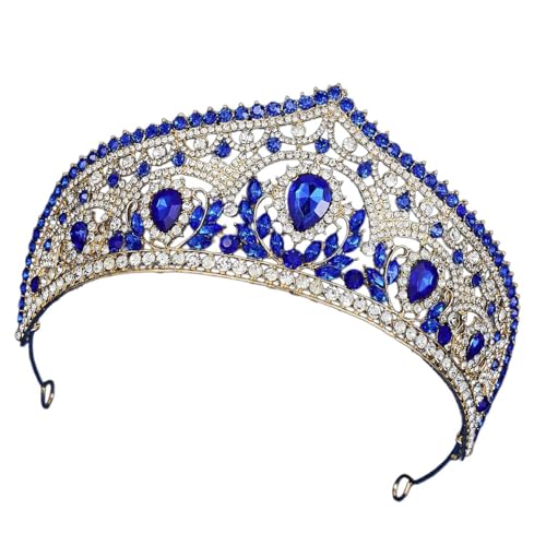 Handgefertigte Stile Kronen Luxuriöser Mehrfarbiger Kronen Exquisites Modisch Für Besondere Anlässe Hochzeitsköniginkrone von jebyltd