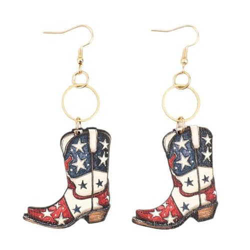 Handwerkstabile Holzohrringe Mit Retro Western Styles Ideal Für Musikfestivals Und Partys Lieferungen Täglich Nutzung Vintage Fashion von jebyltd