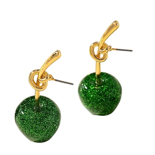 Lebendige Anpassungsohrringe Trendy Harzlegierung Statement Schmuck Mit Komfortablen Sicheren Unterstützung Für Sensible Ohrlegierungs Apfelschmerzen Ohrringe von jebyltd