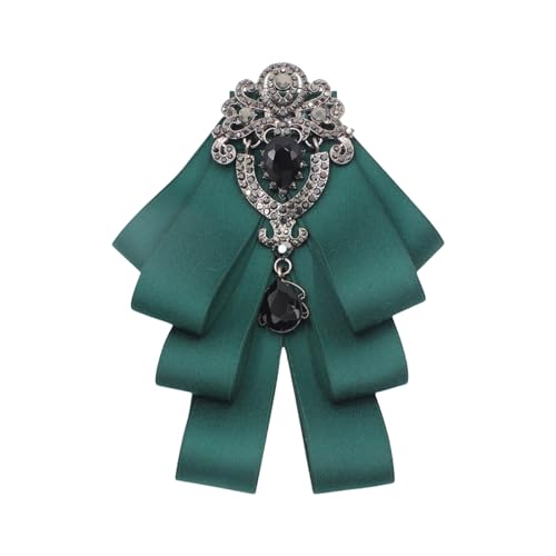 Männer Und Frauen Ribbon Bowtie Mode Rassonstones Crystal Ribbon Bowknot Brosche Pin Vorgebunden von jebyltd