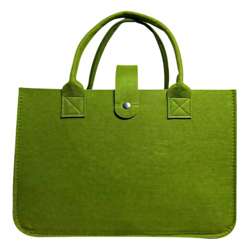 Moderne Filztasche Geräumige Innenraum Faltbarer Aufbewahrungsbeutel Lässige Handtasche Strukturiertes Design Arbeit Pendler Wesentliche Freundliche Filztasche von jebyltd