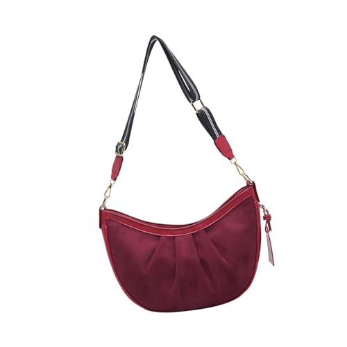 Moderne Umhängetasche Für Frauen Retro Styles Geldbeutel Falten Crossbody Bags Satchel Mit Verstellbarem Riemen Einzelgurt Geldbeutel von jebyltd