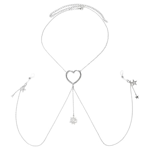 Star Dangle Nicht Durchdringende Brustwarzen Ringe Körperkette Anhänger Herzkörper Schmuck BH Schmuck Kleidung Accessoires Nachtclub Mode Halskette von jebyltd