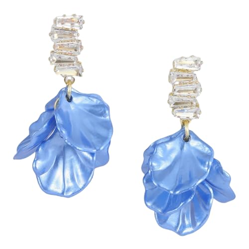 Stylish Korean Inspire Shell Ohrringe Mit Vollen Strasssteinen Und Zarten Perlen Für Trendige Damen Casual Wear Korean Styles Schmuck von jebyltd