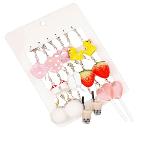 Teen Girls Ohrringe Set Fashion Ohrschmuck Set Dangle Ohrringe Farbenfrohe Statement Für Feierlichkeitslegierungen Geeignet von jebyltd