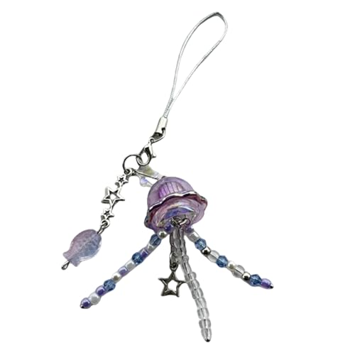 Trendseting Jellyfish Quateels Star Telefonkette Mehrzweckstädte Tasche Hanging Ornament Für Modeliebhaber Trendy Mobile Decors von jebyltd