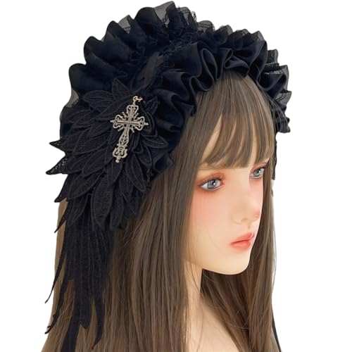 Verstellbarer Mode Haarband Kombiniert Gotische Punk Ästhetik Mit Bequemem Stoff Design Für Trendsetters Kantige Haardekoration von jebyltd