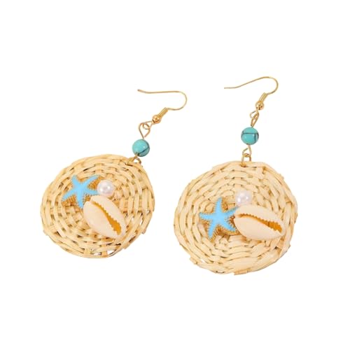 Vintage Styles Blumenohrringe Strand Geometrischer Tropfen Tragbar Für Partys Vorräte Und Lässige Stilvolle Outfits von jebyltd