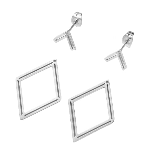 Zeitgenössische Ohrringe Accessoire Delicate Edelstahl Diamanten Geometrische Ohrringe Für Tägliche Verschleißdaten Partys Edelstahlstollen Zeitgenössische Ohrringe Accessoire Delicate Edelstahl Diamanten Geometrische Ohrringe Für Tägliche Verschleißdaten Partys Edelstahlstollen von jebyltd