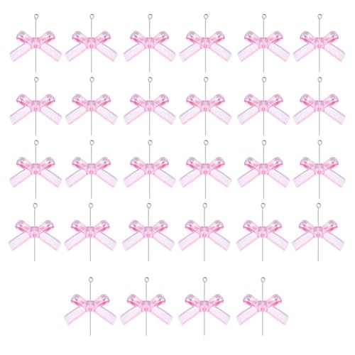 jebyltd 28 Creative Clear Clear Bowknot Perlen Schmuck Verzierungen Accessoires Für Und Handwerksliebhaber Supplies von jebyltd