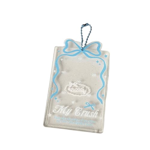 jebyltd 3inch Photo Card Clear Acrylkartenkoffer Mit Perlenketten Fotokarten Ärmeln Wasserfestem Kartenschutz Wasserdichter Kartenschutzschutz von jebyltd