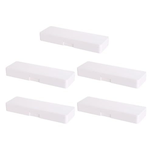 jebyltd 5 PCs Plastikstifte Gehäuse Praktische Kleine Aufbewahrungsbox Bleistiftbehälter Durchlöser Boxbehälter von jebyltd