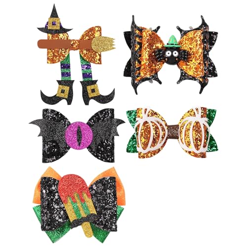 jebyltd 5pcs Delicate Halloween Haare Barrettes Halloween Bowknot Accessoires Für Dress Up and Feiern Kinderclip von jebyltd