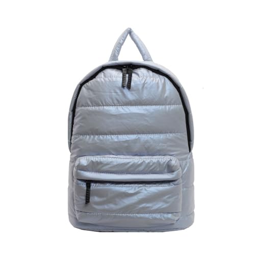 jebyltd Casual Metallic Puffer Rucksack Für Frauen Stilvolle Stülle Großer Kapazitäts Travel School Umhängetasche Mit Reißverschluss jebyltd Casual Metallic Puffer Rucksack Für Frauen Stilvolle Stülle Großer Kapazitäts Travel School Umhängetasche Mit Reißverschluss von jebyltd