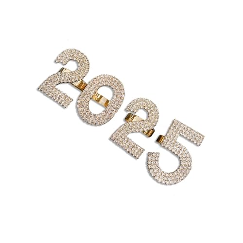 jebyltd Einzigartige 2025 Digitale Kombinationringe Für Männer Und Frauen Stilvolle Offene Fingerringe Mit Strasssteinen Trendy Accessoires Party Kee von jebyltd