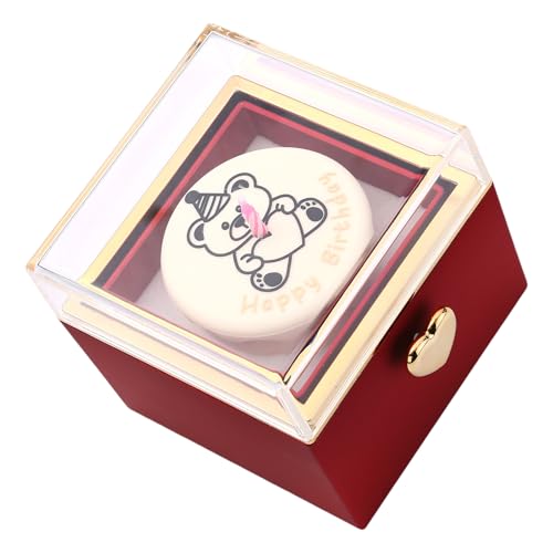 jebyltd Elegante Rotierende Ringe Schachtel Für Vorschläge Und Überraschungen Kerzenhalter Ringe Fall Elegant Schmuck Präsentation Hülle Ehering Schachtel von jebyltd