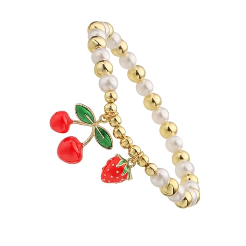 jebyltd Elegantes Obstarmband Handgefertigter Perlenschmuck Einzigartige Statement Armband Für Tägliche Verwendung Und Festliche Versammlungen Buntes Perlenschmuck Geeignet von jebyltd