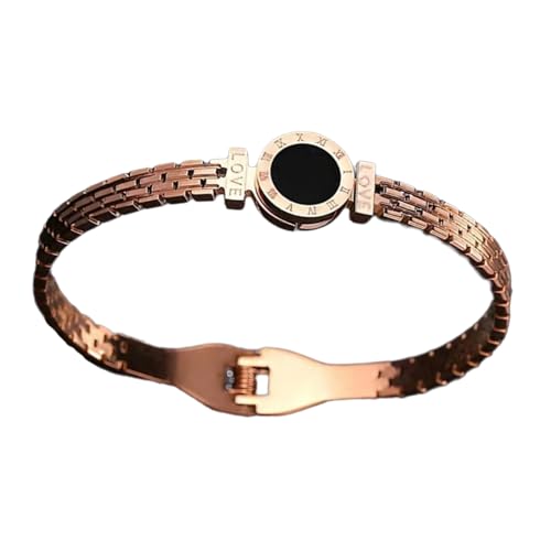 jebyltd Elegantes Paar Armband Geschnitzte Römische Ziffern Verstellbarer Armreif Frauen Mädchen Geschenk Alltag Wege Armband Accessoire Geschenk Für Sie jebyltd Elegantes Paar Armband Geschnitzte Römische Ziffern Verstellbarer Armreif Frauen Mädchen Geschenk Alltag Wege Armband Accessoire Geschenk Für Sie von jebyltd