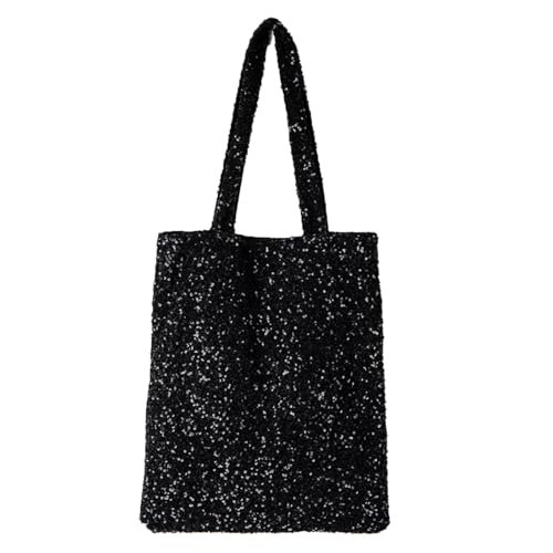 jebyltd Frauen Einfache Umhängetasche Große Kapazität Achselhöhle Mode Top Handtasche Funkle Unterarm Für Pendeln Frauen Ästhetische Achselhöhle Funkelnde Handtasche Große Kapazität Schulter von jebyltd