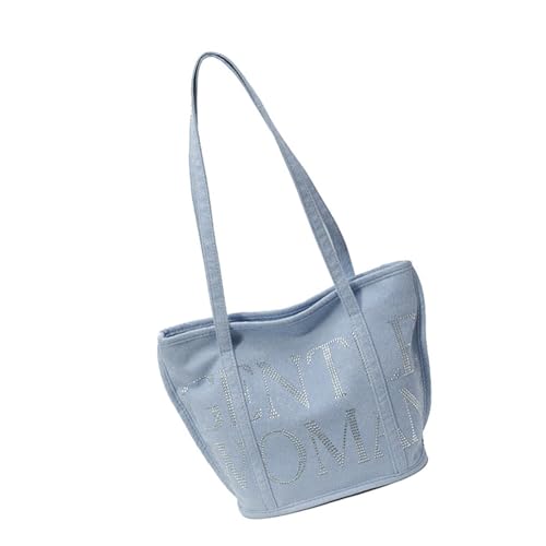 jebyltd Frauen Taschen Strasssteine Handtasche Mode Achselhöhle Koreanische Stile Schulter Damen Pendeln Stilvolle Unterarm Frauen Strasssteine Achselhilfe Weiblicher Handtasche Pendeln Schulter von jebyltd