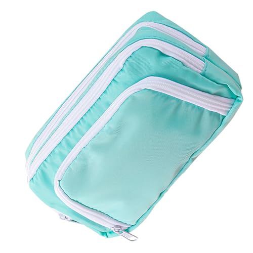 jebyltd Große Bleistiftkoffer Hochkapazität Stifthaltertasche 3 Fächer Marker Stift Organisatoren Reisen Stiftbeutel Für Jugendliche Erwachsene Bleistift Fall von jebyltd