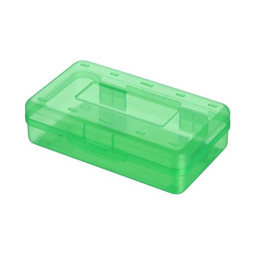 jebyltd Große Bleistiftkoffer Wasserfeste Klare Stiftbox Hochkapazität Stiftkoffer Farbig Bleistiftmarker Organisatoren 20.5x12.1x5.9cm Multifunktionales Kosmetikwerkzeug Organizer von jebyltd