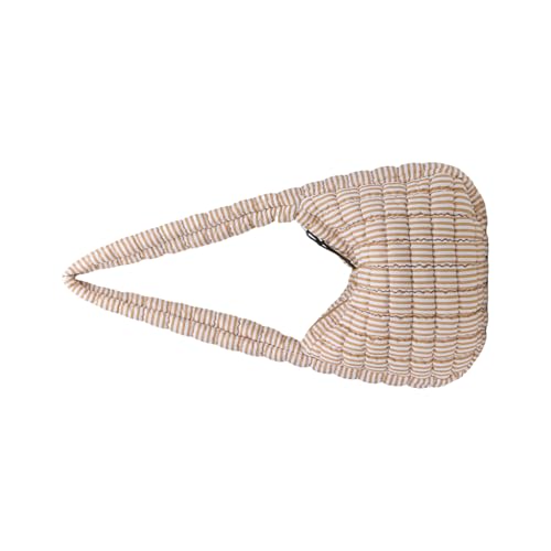 jebyltd Großer Gesteppter Pufferbeutel Mit Geräumigen Innenraum Nylon Schulter Crossbody Taschen Lässige Satchel Geldbörse Für Modische Frauen Große Crossbody Umhängetasche von jebyltd