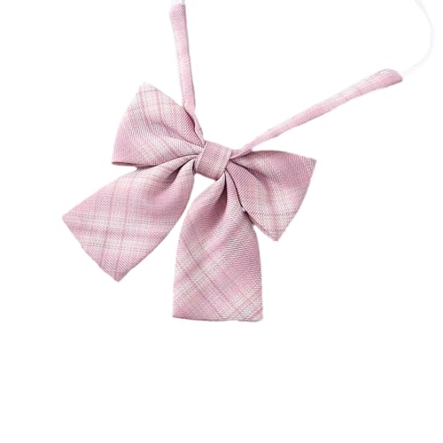 jebyltd JK Girl Süße Karierte Vorgebundene Krawatte Aus Polyester Seide Japanische College Schuluniform Schleife Fliege Krawatte Für Studentenuniform von jebyltd