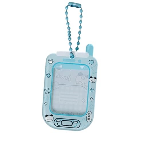 jebyltd Kompakte Plastikkartenhalter Keychain Schöne Cartoon Design Tragbarer Kreditkartenfall Für Studenten Reisen Zubehör Tragbarer Reiseorganisator von jebyltd