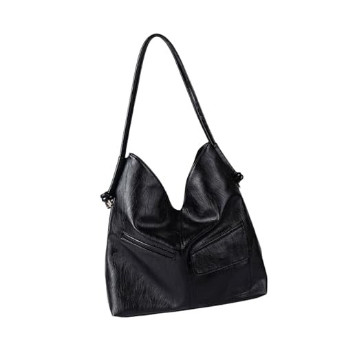 jebyltd Kreative Schlampige Taschen Für Frauen Retro PU Leder Achselstaschen Große Kapazität Weiche Schulterbaus Für Reisebühne Alltagstasche jebyltd Kreative Schlampige Taschen Für Frauen Retro PU Leder Achselstaschen Große Kapazität Weiche Schulterbaus Für Reisebühne Alltagstasche von jebyltd